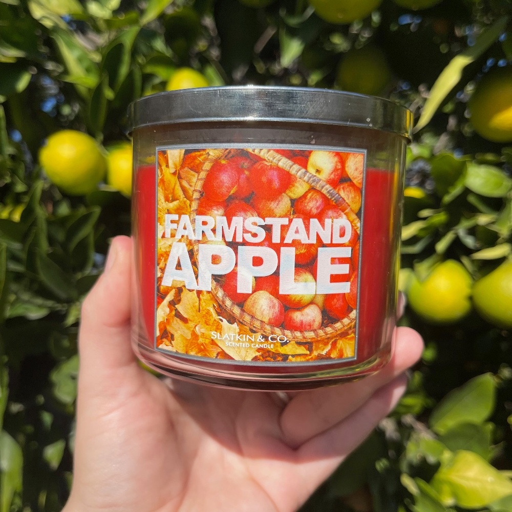 Farmstand Apple bath and body works candle